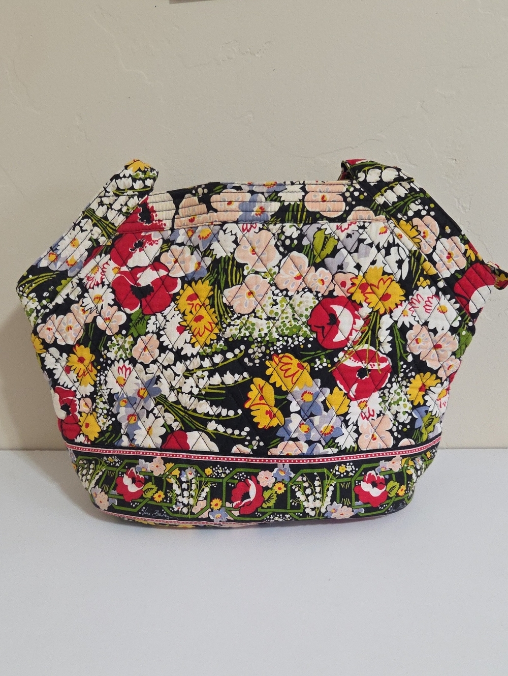 Vera Bradley Vintage Quilted Floral Tote Bag